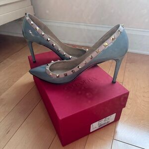 Valentino Blue Studded Women's Heels